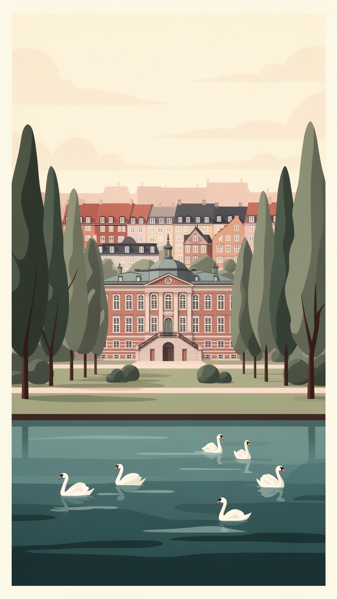 Eksempel: håndtegnet plakat fra Frederiksberg (København)