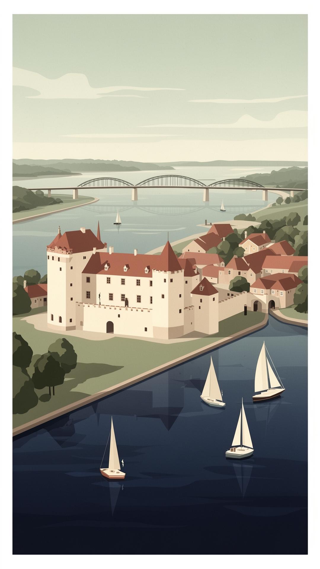 Eksempel: håndtegnet plakat fra Sønderborg